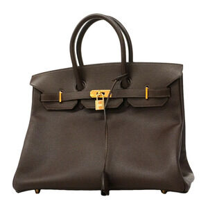 Hermes Birkin 35 Handbag, Veau Epsom Leather, Macassar Stamp, □H Ladies'